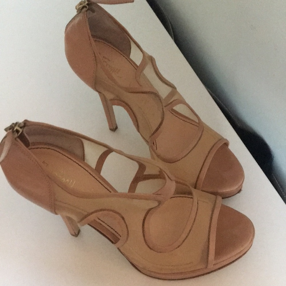 High heel platform sandal